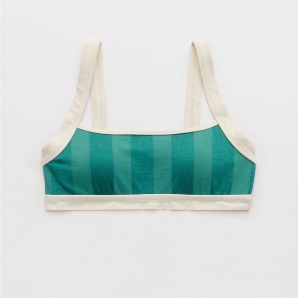 Aerie Sandscoop Shine Bikini Top AND Shine Cheeky Boyshort Bikini Bottom size L - Picture 5 of 13